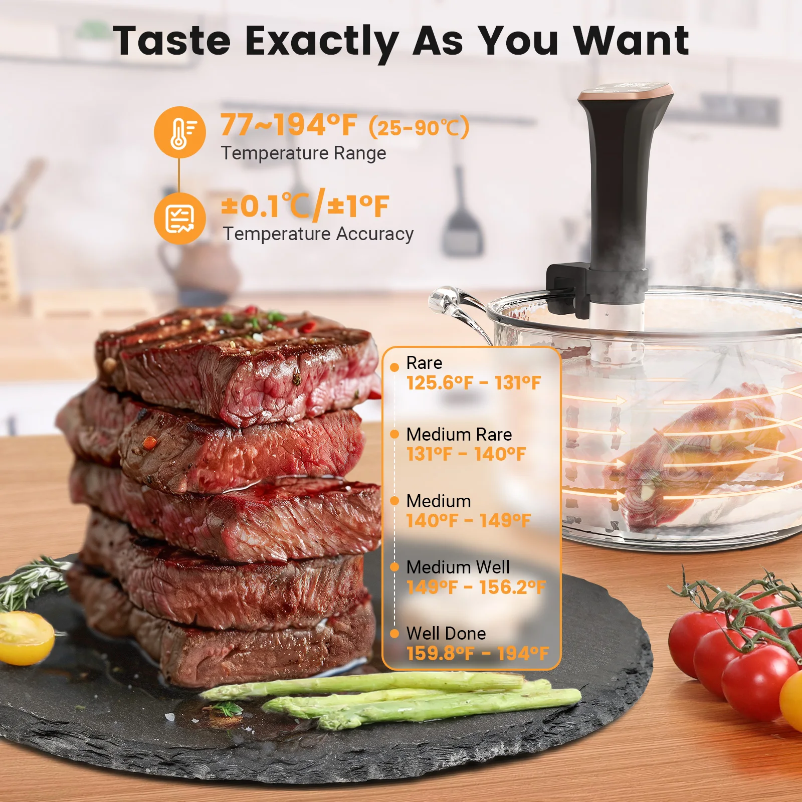 BLIITZHOME Smart Slow Cooker | WiFi & IPX7 Waterproof | 6-Quart - View 3