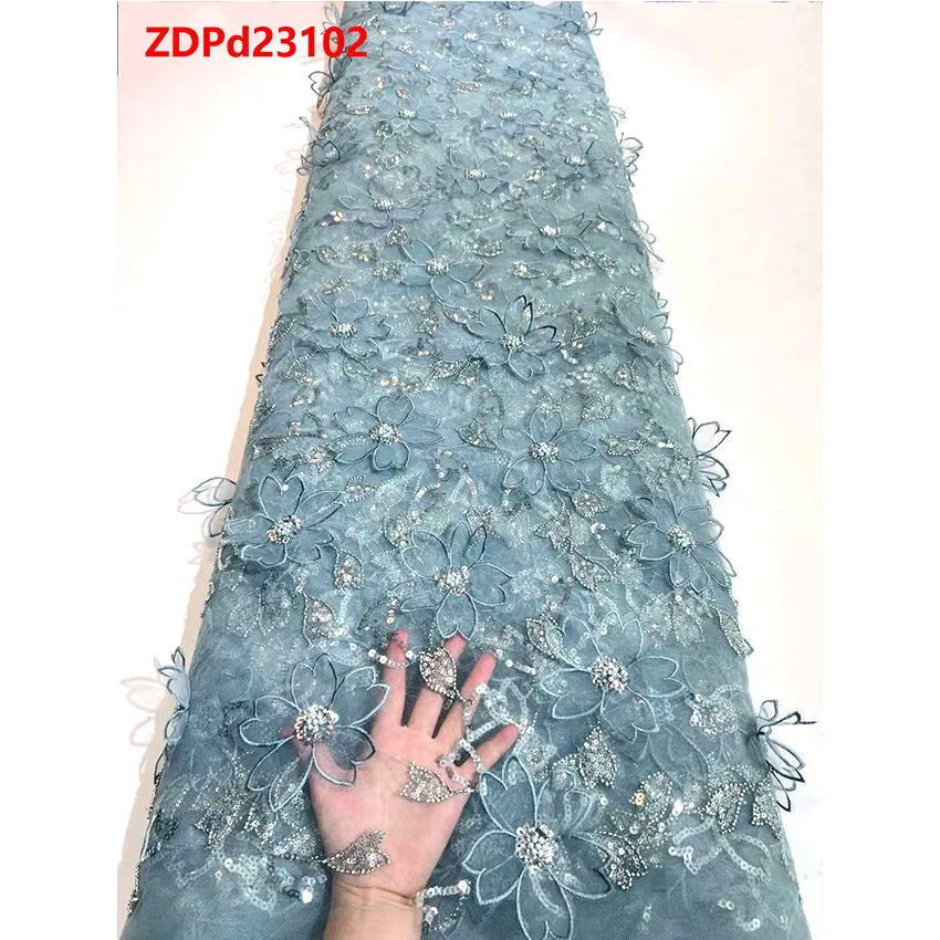 

africa lace sequin george stretch organza jacquard fabric high quality kente 2023 wedding women dressess Christmas day