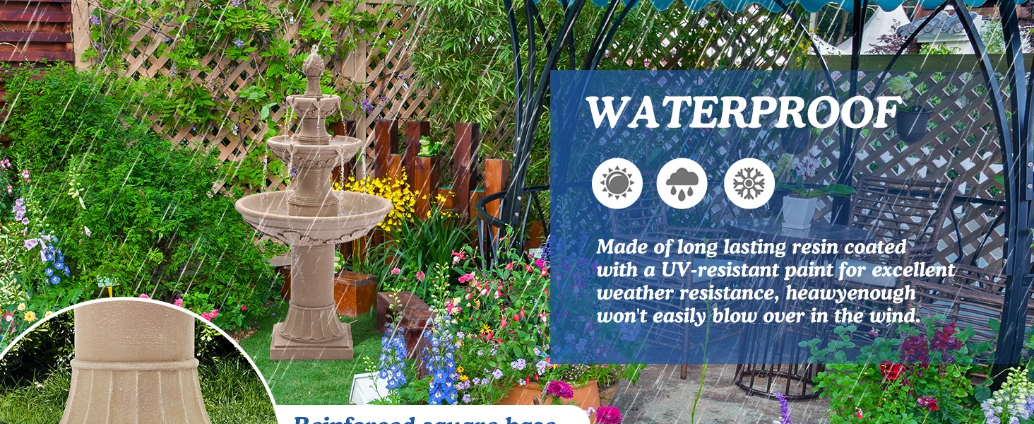 Waterproof Resin Fountain