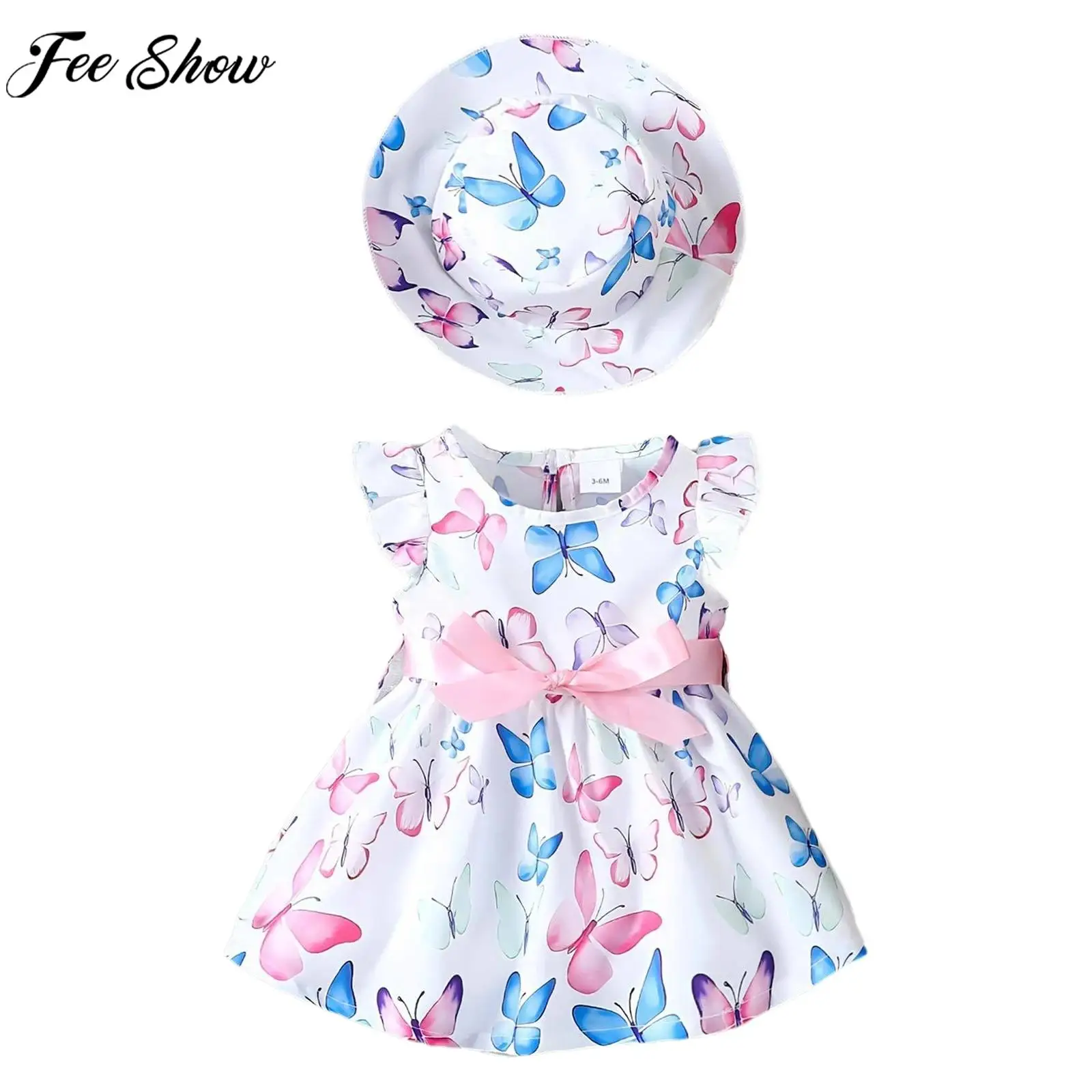 Summer Full Sleeves Casual Dress For Baby Girls #PIE148