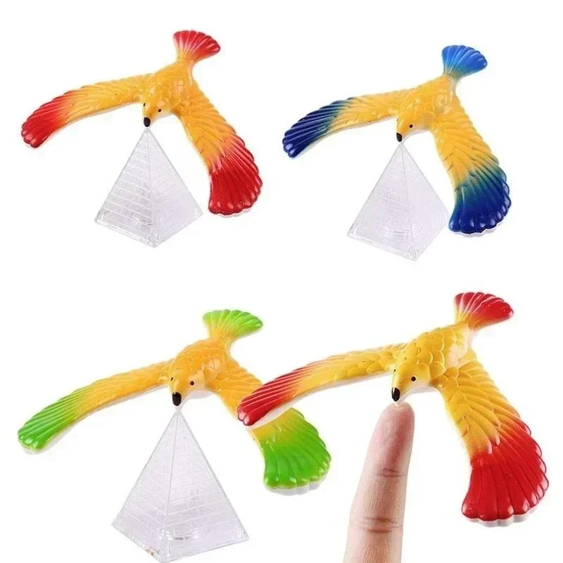 1 Pack Plastic Balancing Eagle Bird Children Educational Toys Kids Fun Toys Anti Stress Finger Balancing Game