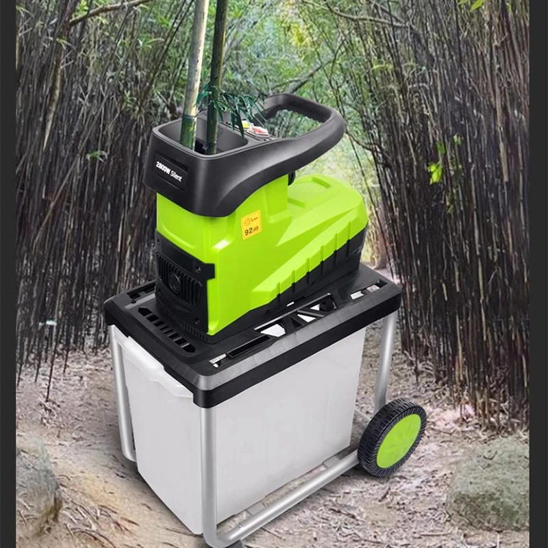 Desktop electric breaking machine 2800W high power electric tree branch crusher electric pulverizer garden tool 220V 1PC 3