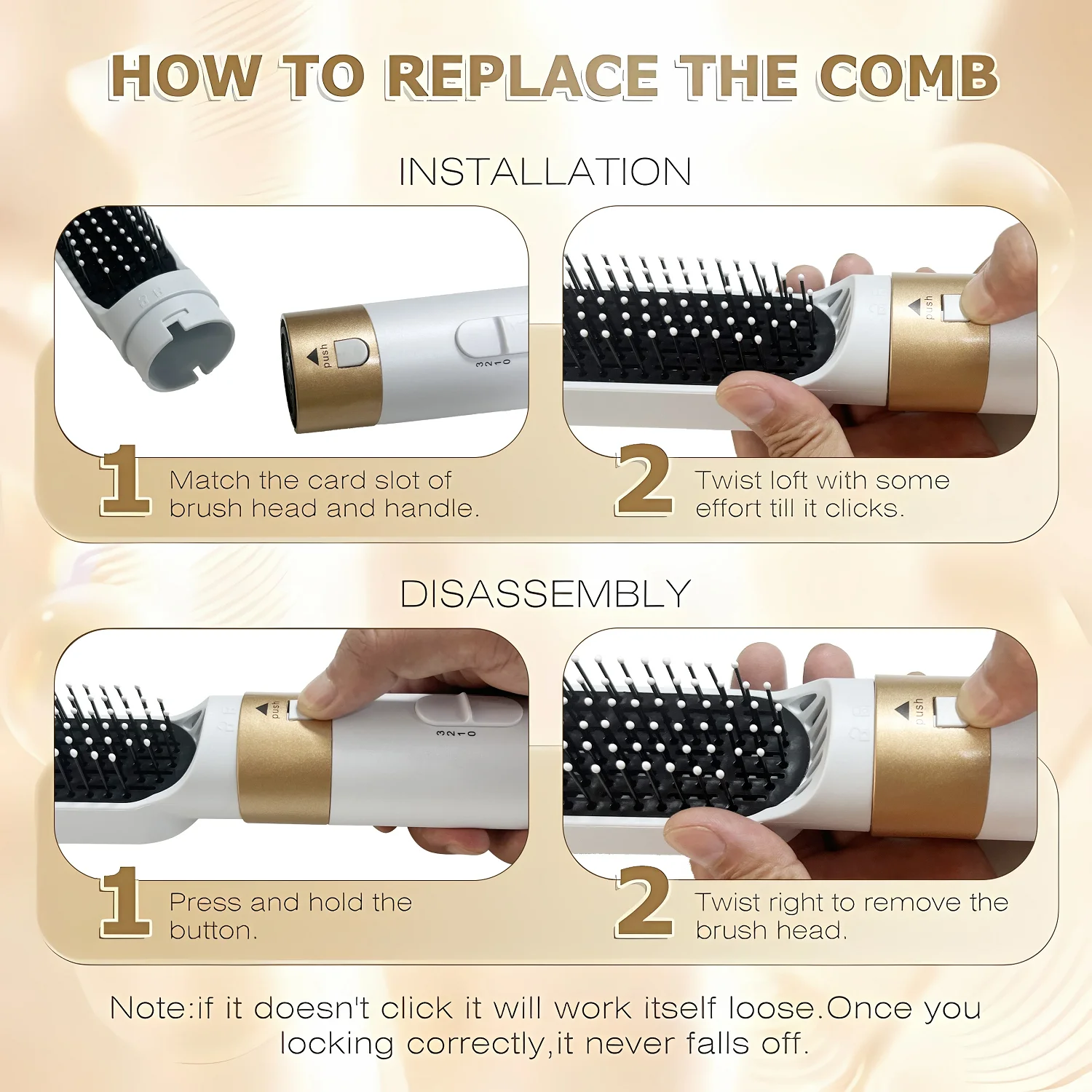 5 In 1 Electric Hair Brush Hair Dryer For Dyson Airwrap Automatic Curler Hair Straightener Hot Air Comb Hairdressing Appliance 6