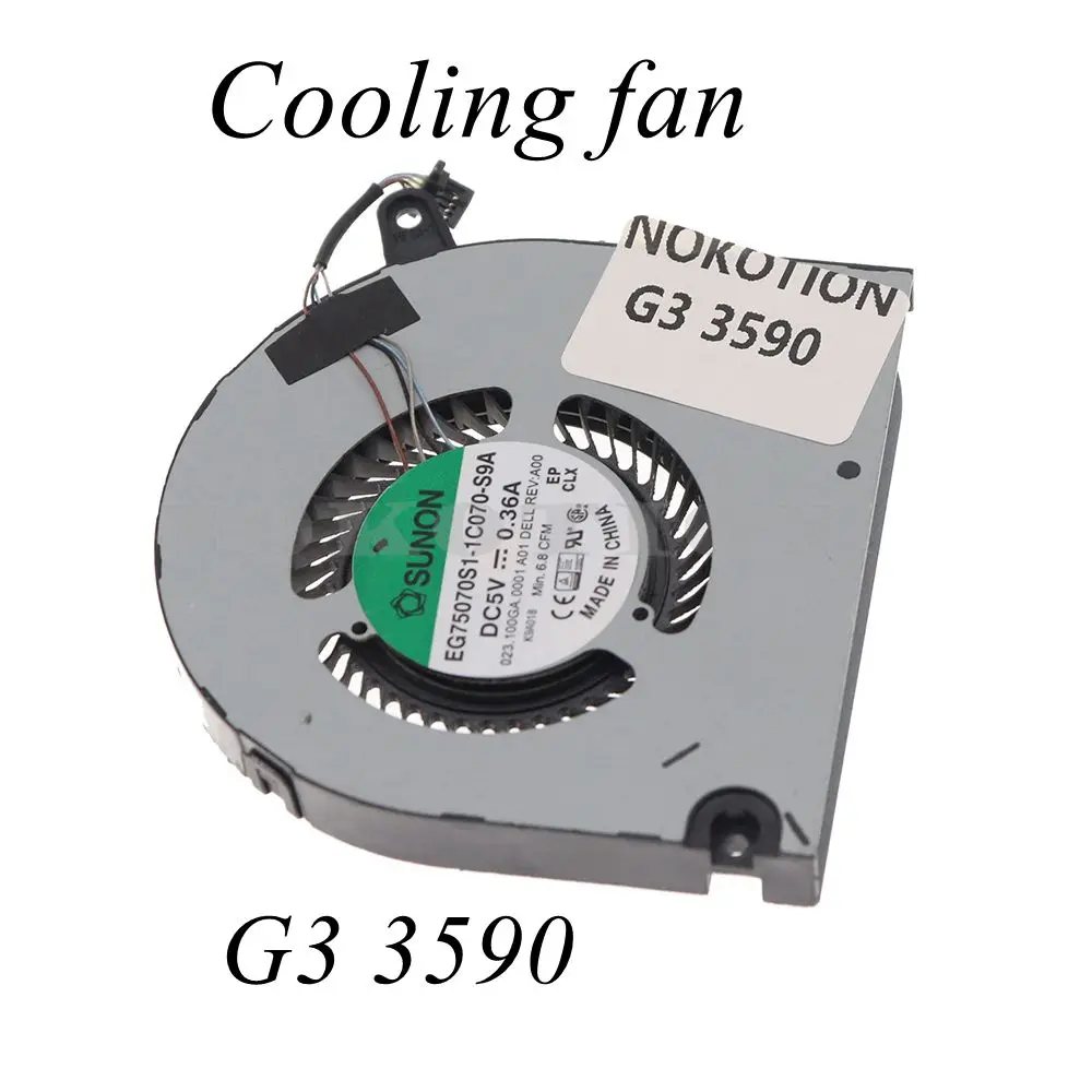 

CN-0160GM для Dell G3 3590 GPU охлаждающий вентилятор 0160GM 4-wire EG75070S1-1C070-S9A