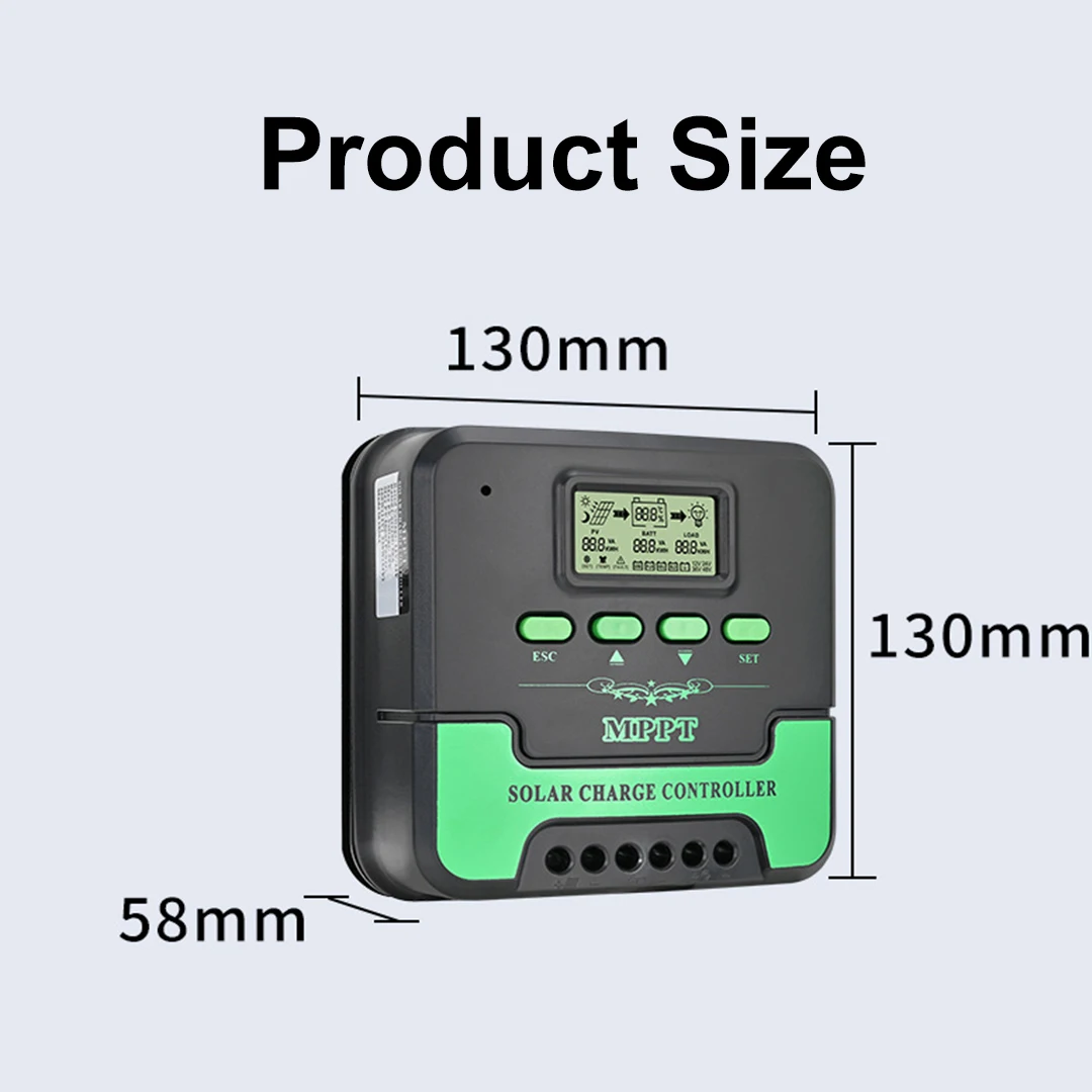Solar Panel Charging Controller 12V 24V 20A Household Intelligent Charger MPPT C