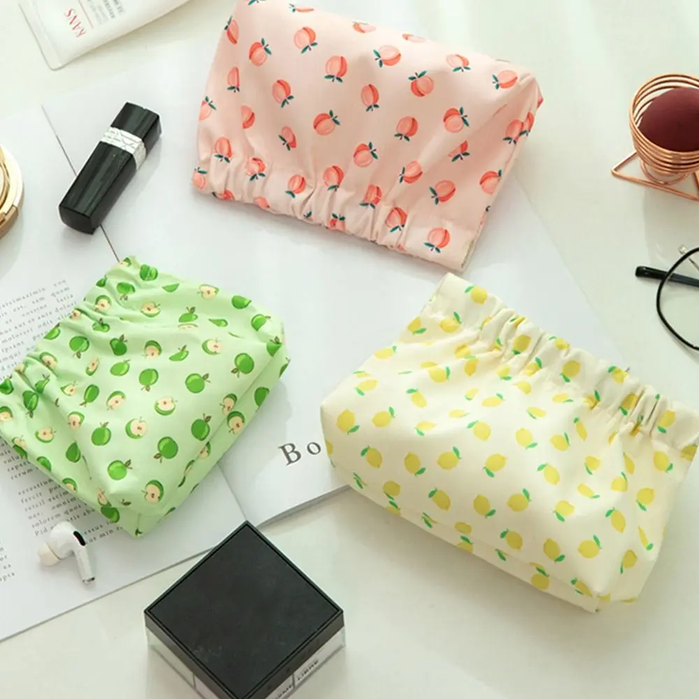 

Storage Bag Fruit Printing Data Cable Storage Bag Coin Purse Women Change Storage Bag Leaf Spring Bag Lipstick Cosmetic Bag