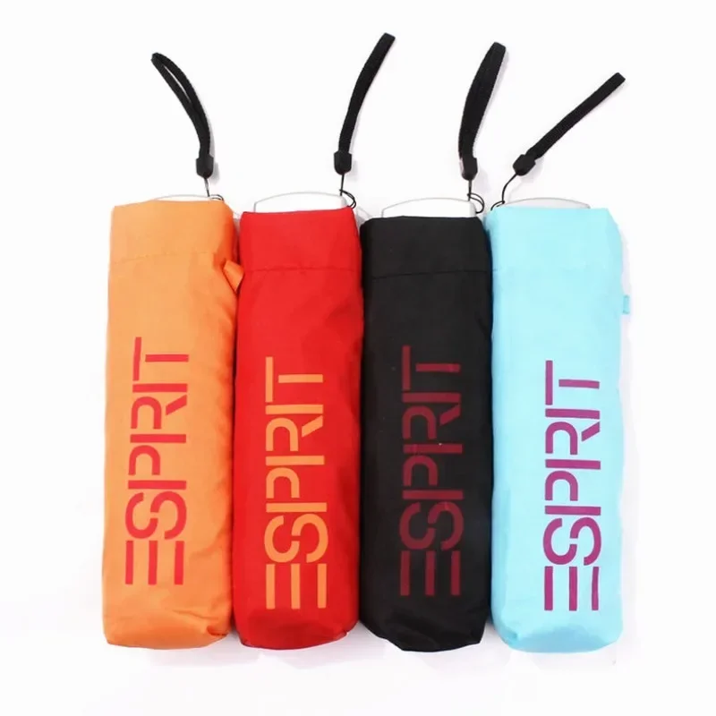 Small Pocket Folding Pencil Umbrella Ultra-thin Light Mini Umbrella Rain Sun Rain Gear Parasol Women Men folding umbrella