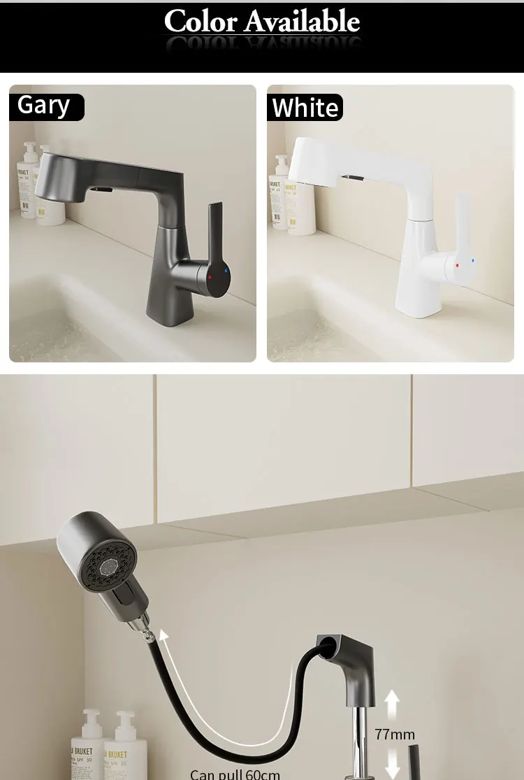 Description Picture 3 of itemWashbasin Faucet Korea Bathroom Swivel Faucet Bathroom Sink Tap Tapware Blender Washbasin Tap