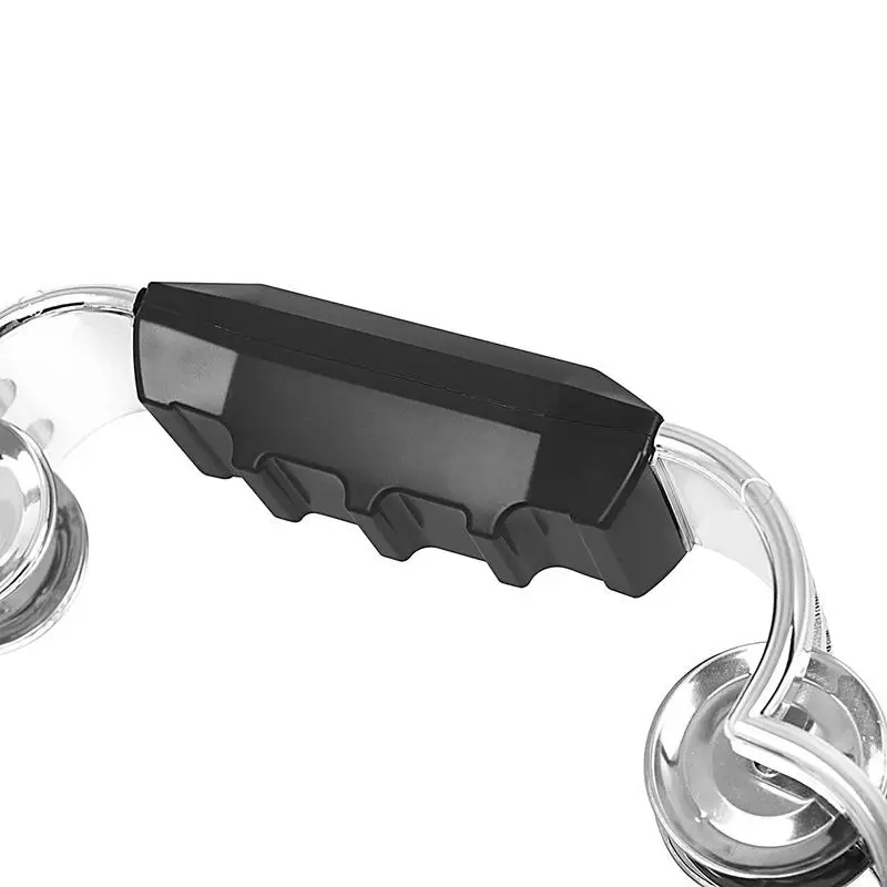 Musical Tambourine Handbell With Double Row Metal Jingles Percussion Drum Party Gift Percussion Instruments