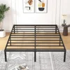 18 Inch Metal Bed Frame Queen Size , Easy Assembly Heavy Duty Noise Free Bedframes, No Box Spring Needed 4