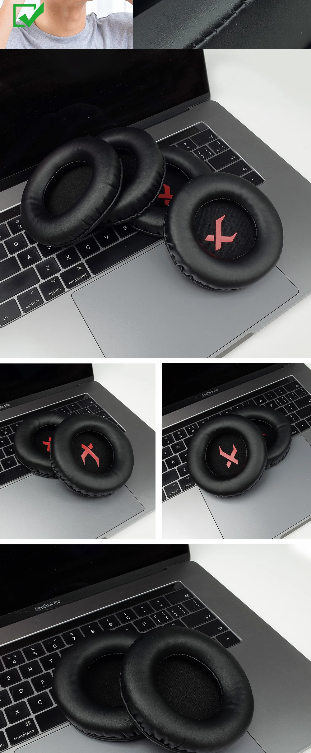 Headphone Ear Cushion for XIBERIA V10 V12 K9 K11 100mm Earphone PU Leather Sponge Earpads Covers Accessories