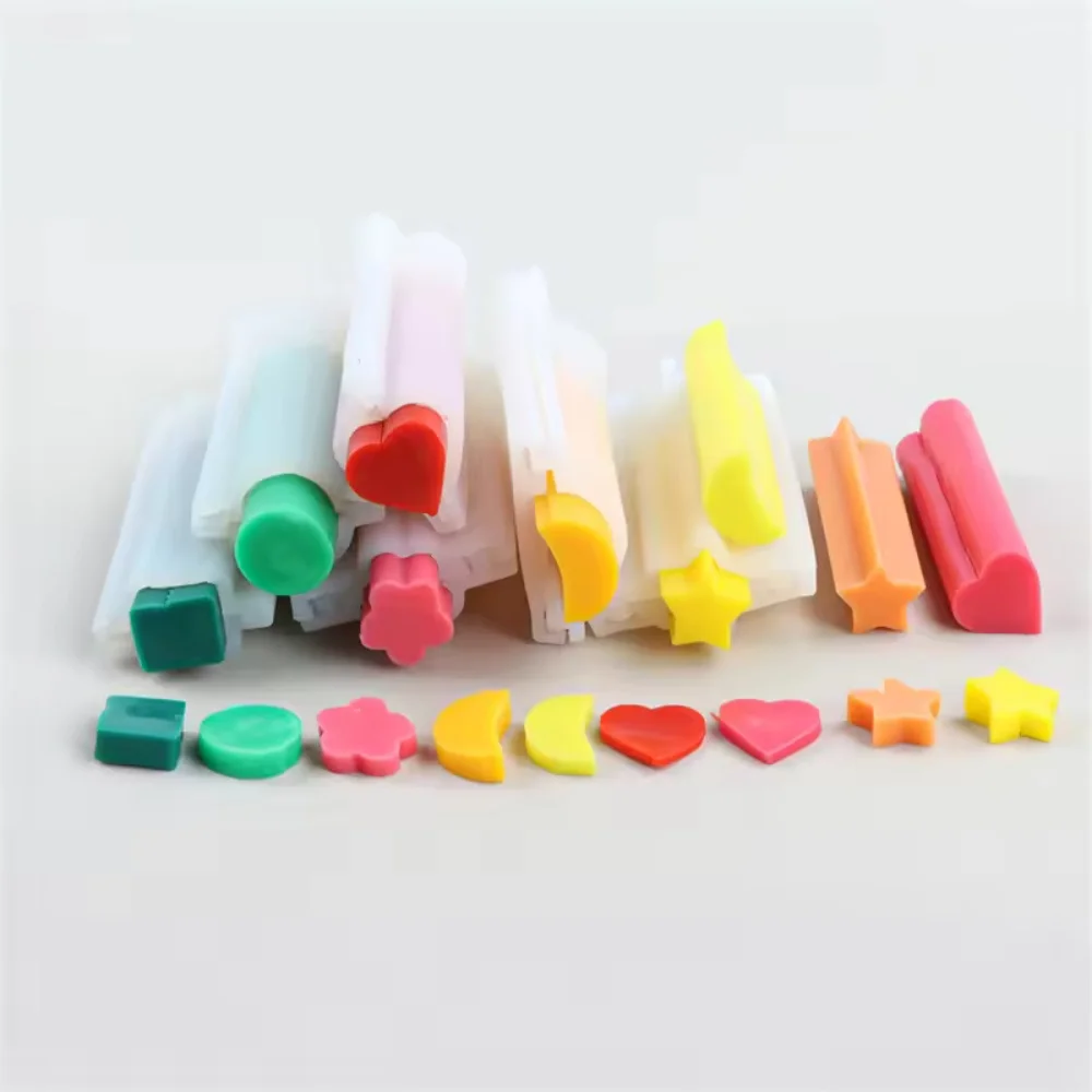 Heart-shaped Crucifix Cloud Moon Star Silicone Soap Mold DIY Handmade Flower Round Triangle Candle Crafts Tube Mould
