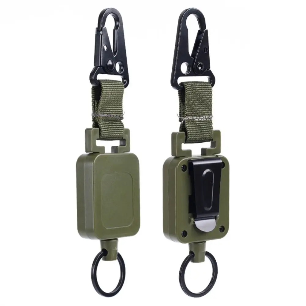 

Anti Lost ID Holder Anti-theft Key Rope Buckle Cycling Wire Rope Keychain Key Rope Buckle Telescopic Badge Keychain