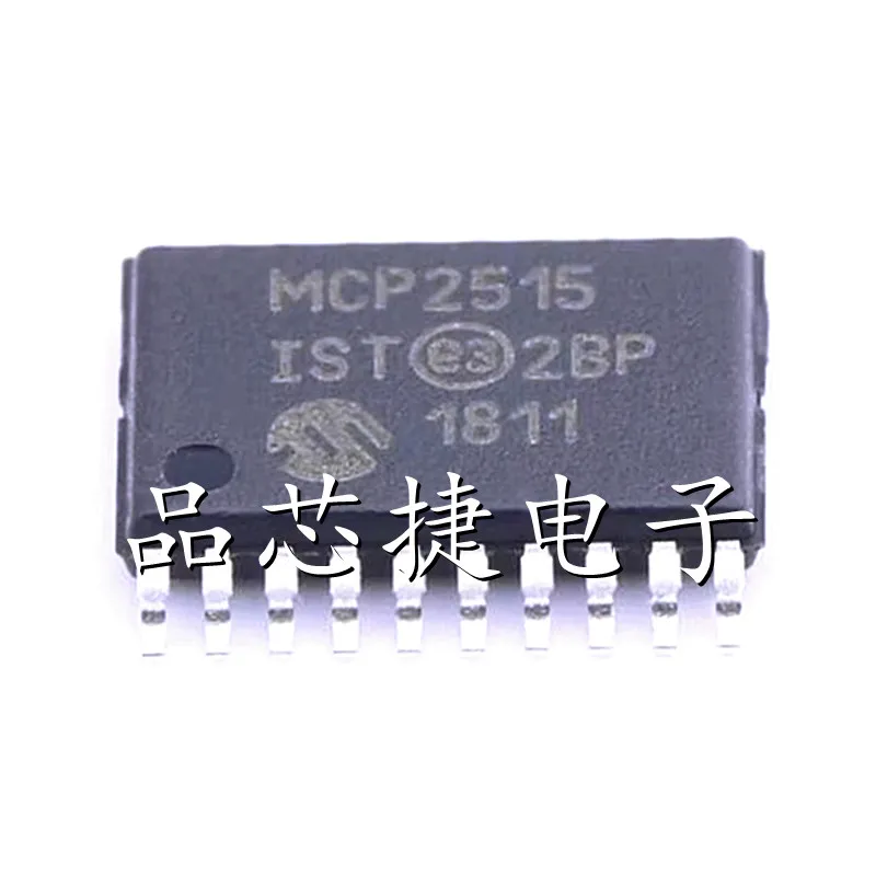 

5pcs/Lot MCP2515T-I/ST Marking MCP2515 IST TSSOP-20 Stand-Alone CAN Controller With SPI Interface