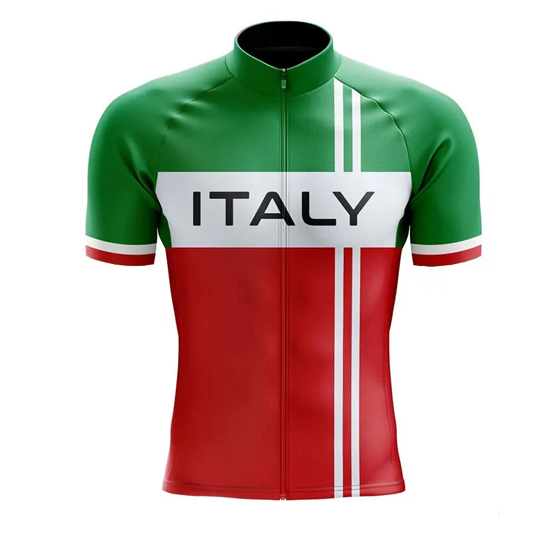 ITALY Team Cycling Jerseys Man Long Sleeve Cycling Shirts Bicycle