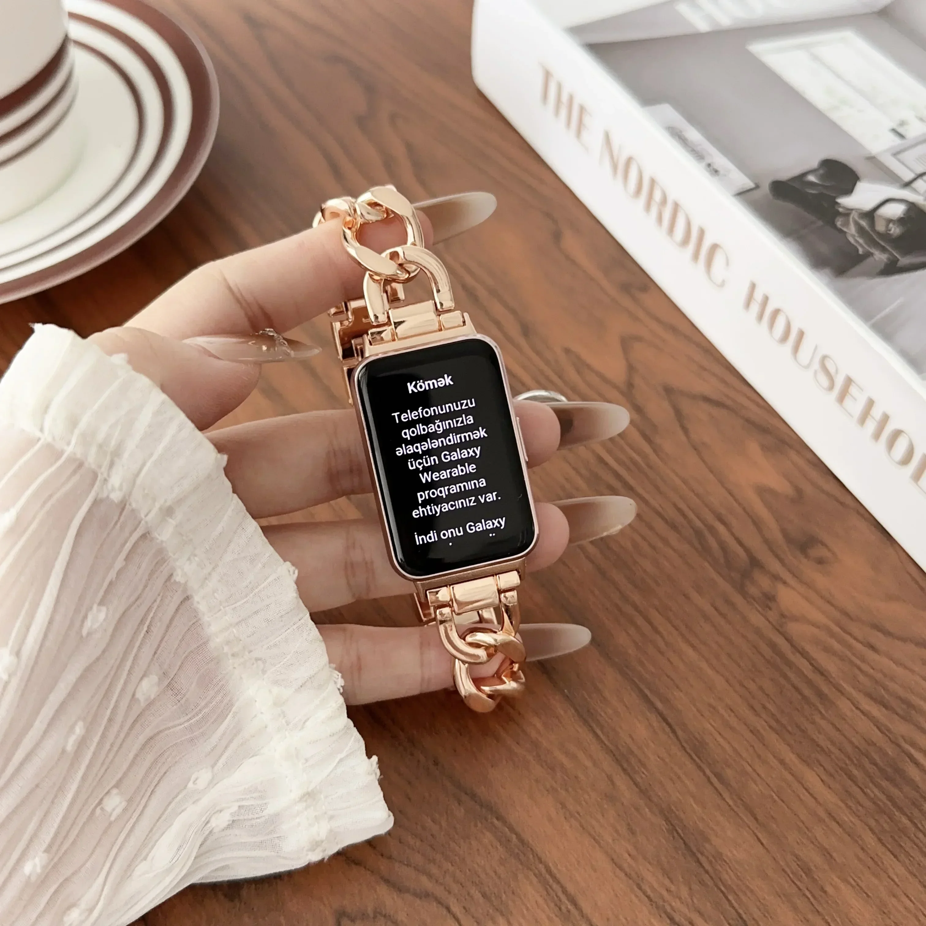 Stainless Steel Metal Chain Watchband Accessories