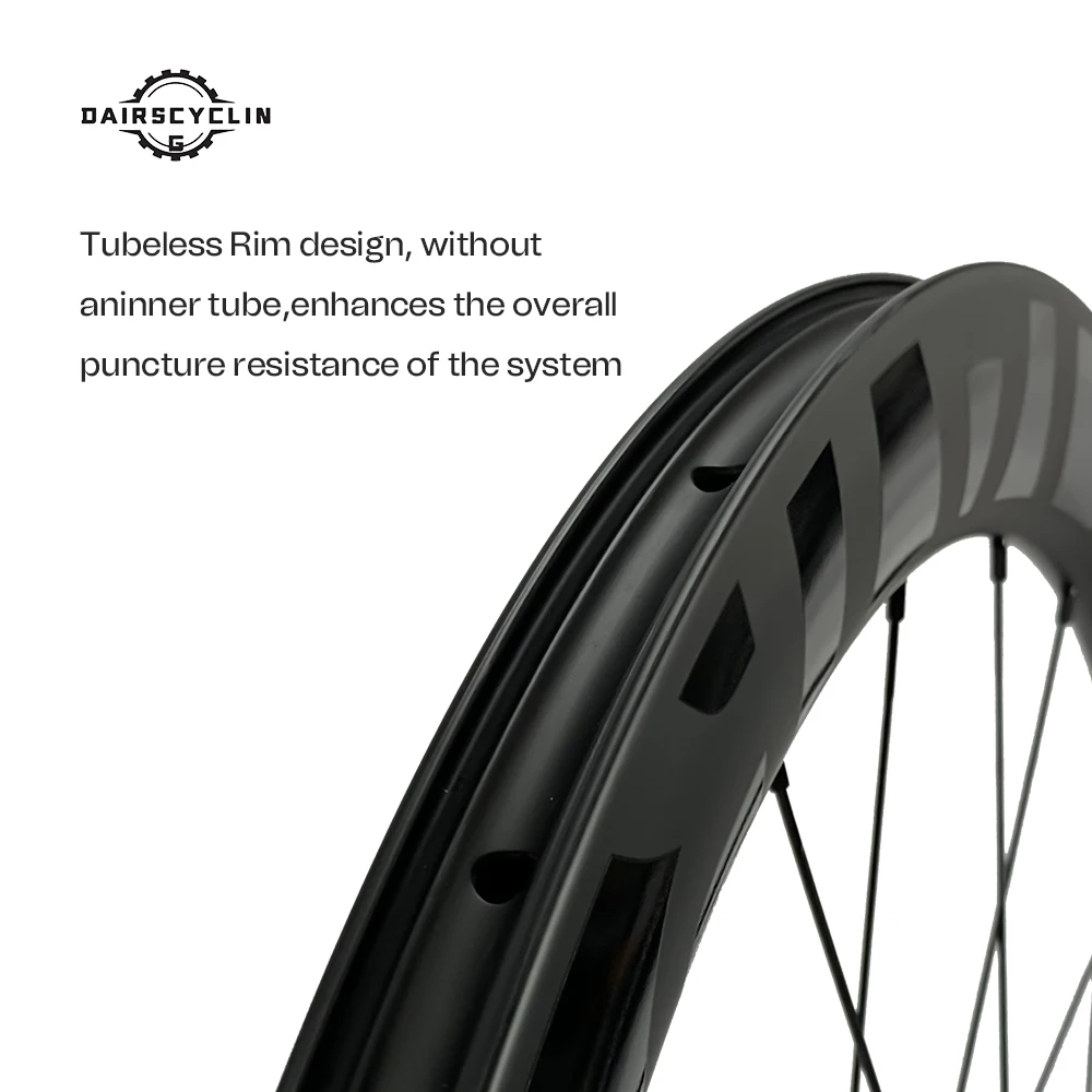 チューブレス-ロードバイク用700cカーボンホイール,38x25mm,ホイール