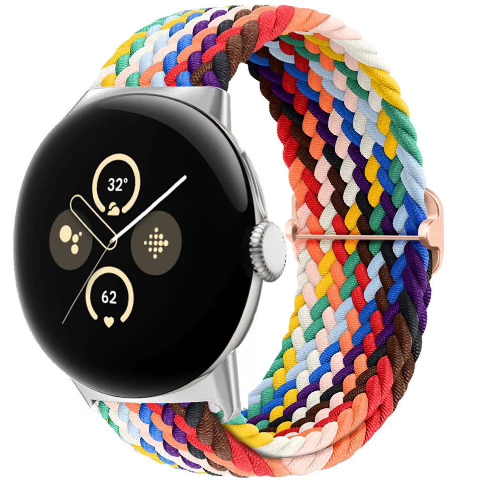 Braided Elastic Nylon Band for Google Pixel Watch