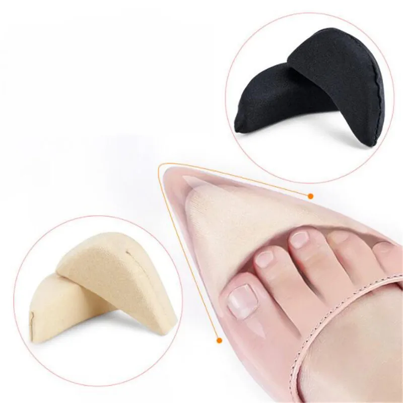 1Pair Women High Heel Toe Plug Insert Shoe Big Shoes Toe Front Filler Cushion Pain Relief Protector Adjustment Shoe Accessories toe pads