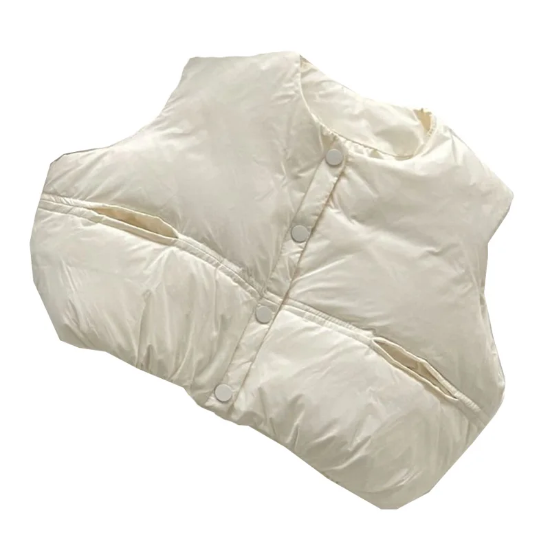 Children Vest Child Vest 1-7 Age Girls Boys' Winter Warmth Thickened Down Korean style Outdoor Sleeveless Jacket