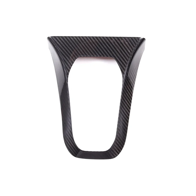 

For Toyota Supra A90 2019-2022 Dry Carbon Fiber Car Dashboard Horn Frame Cover Trim Sticker Accessories