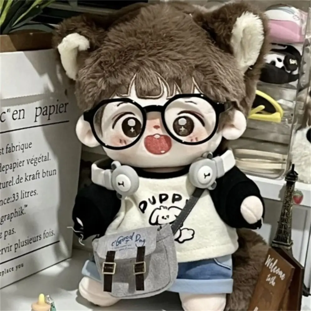 Doll Accessory Transparent Plastic Glasses Plastic Transparent Doll Round Glasses Miniature Round Round Transparent Glasses