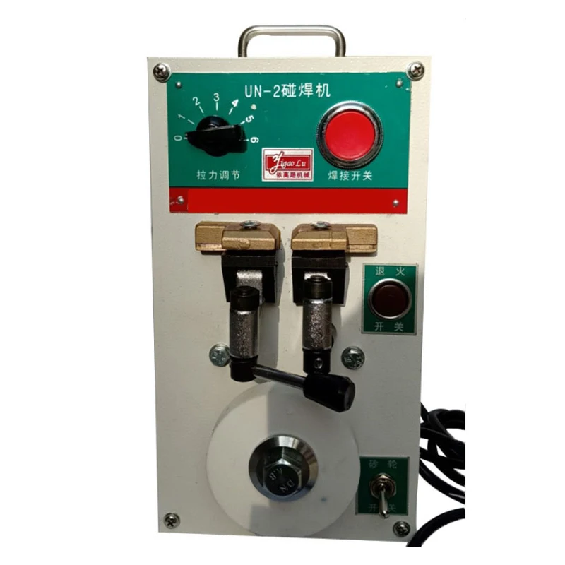 UN-2 Metal Steel Strip Butt Welders Machine 2KW Welding Machine Mini Butt Welders With Tempering For Band Saw Blade Metal Strip