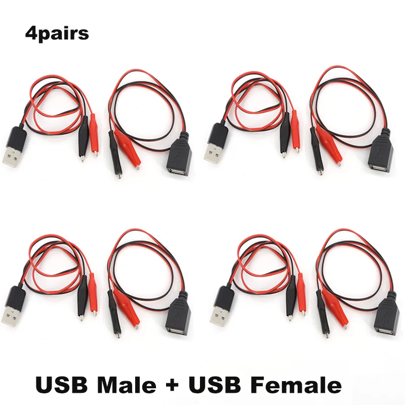 4x USB Male Female