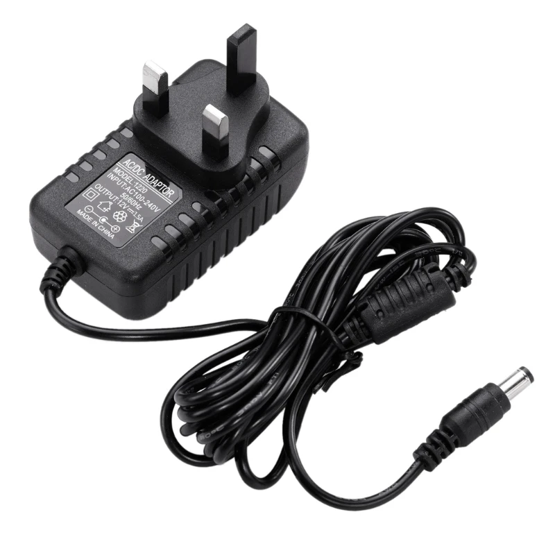12V Keyboard Power Adapter for Yamahas Keyboard for YPG 235, PSR F51,etc
