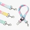 Dog Seat Belt Adjustable Dog Car Seatbelts for Vehicle Nylon Pet Safety Seat Belt with Elastic Bungee Buffer Durable Car Harness 3