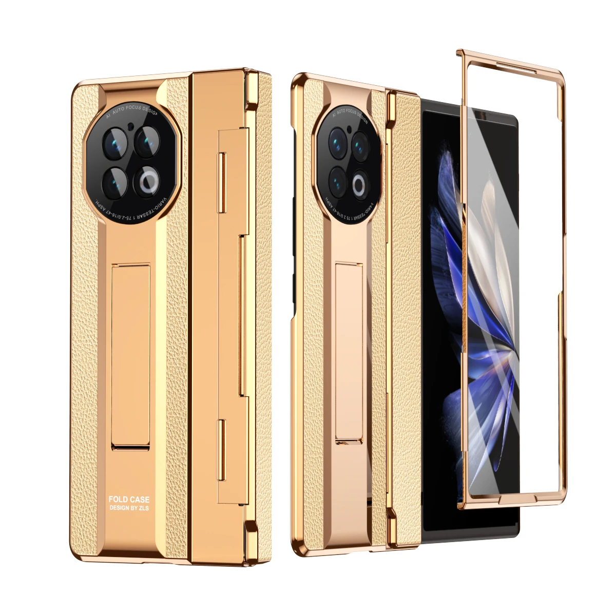 

Выравнивающая петля Складная кожаная фотопленка для Vivo X Fold 2 фотопленка с выдвижной подставкой Защитная пленка для экрана для X Fold 2 Золотой защитный чехол