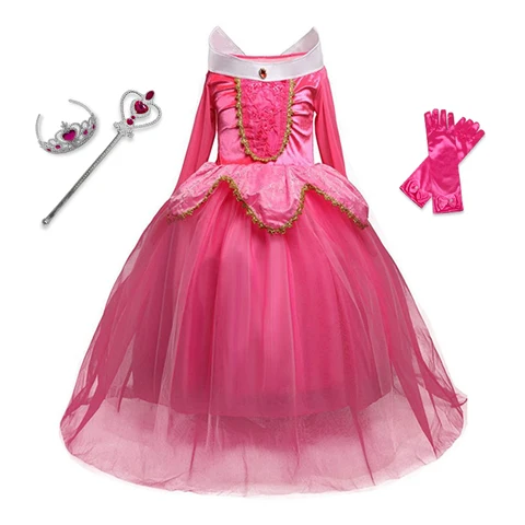 Halloween Costume Evening Party Gown For 4-10Y Canival Party Gown Disguise Dress Cosplay Drama Dress Coronation Dresses
