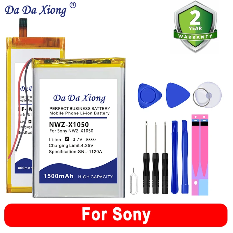 Sbh52 Np-Bx1 Batteria Per Sony Walkmen M7 M6 M5 M4 M3 Nwz-Z1050 Sbh20 Nwz-X1050 T90 Nw-S200F Mz-N10 Srs-X11 Gb-S10-432830-010H