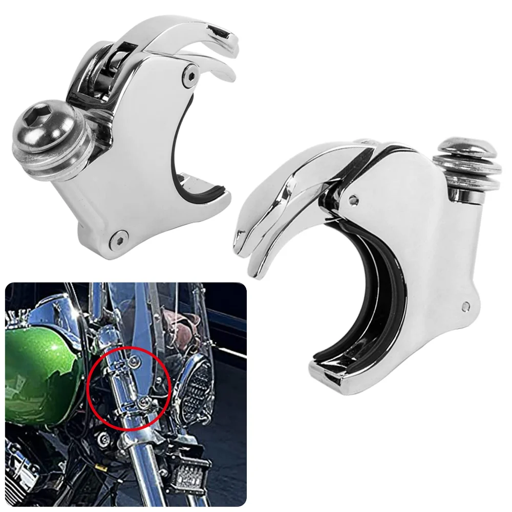 Motorcycle Removable 49mm Quick Release Windshield Windscreen Clip