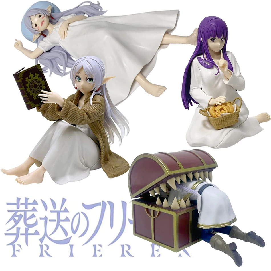 Anime-Figur Luminasta Frieren: Beyond Journey's End Treasure Hunt Frieren Cartoon Kawaii Modellkollektion Puppenspielzeug für Kinder