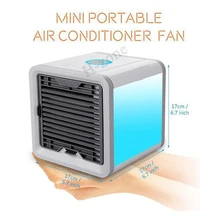  Mini air conditioner fan air purifier mobile air conditioner USB charging 3-speed adjustment car cooling humidifier office home 
