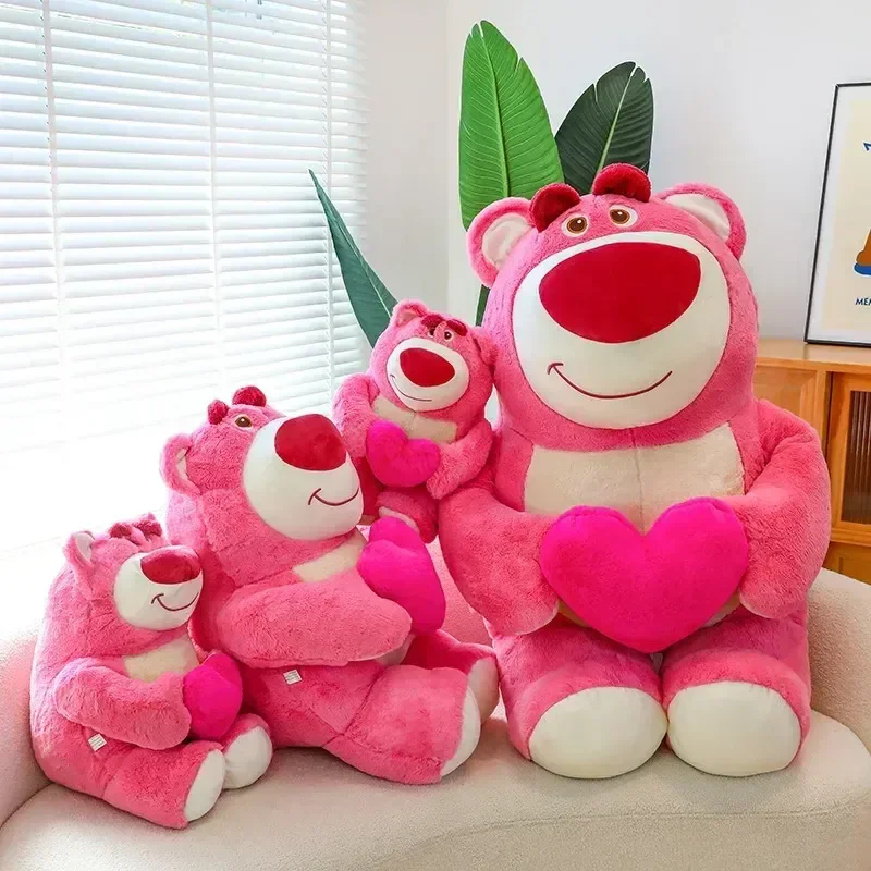 

Милая мультяшная плюшевая кукла Disney Lotso серии Love, игрушки, мягкая подушка для дивана, подушка для спины, украшение комнаты, рождественские подарки для девочек