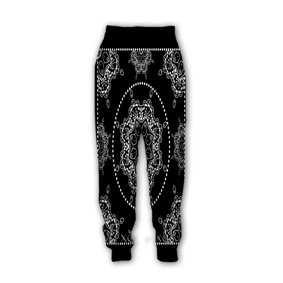 New Bandana 3D Print Causal Clothing Fashion Men Women Tracksuits Hip Hop Pants Plus Size S-7XL Seasons Casual Trousers