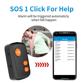 GPS + Beidou 추적기 RF-V51 와이파이, 양방향 음성 추적 인공물 방수, 4G LTE, 3G WCDMA, 2G GSM SOS 경보 호환