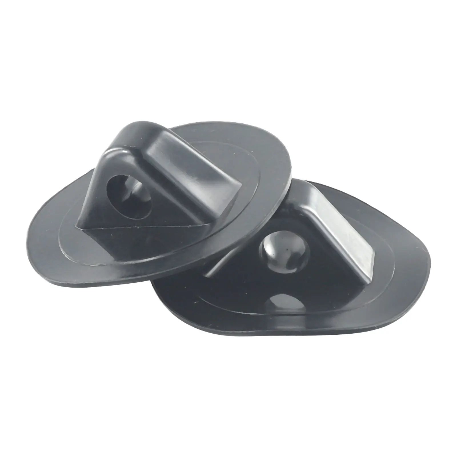 2 Stück Schlauchboot Sicherheitsseil Schnalle PVC Markise Schnalle Anker Seil Schnalle 2 x schwarze Ösen langlebiges Campingzubehör – Detail 3