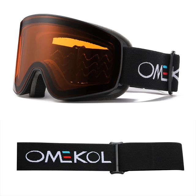 OMEKOL BRAND NEW Double Layers Anti-Fog Ski Goggles Snowmobile Eyewear Outdoor Sport Snow Snowboard Glasses 4