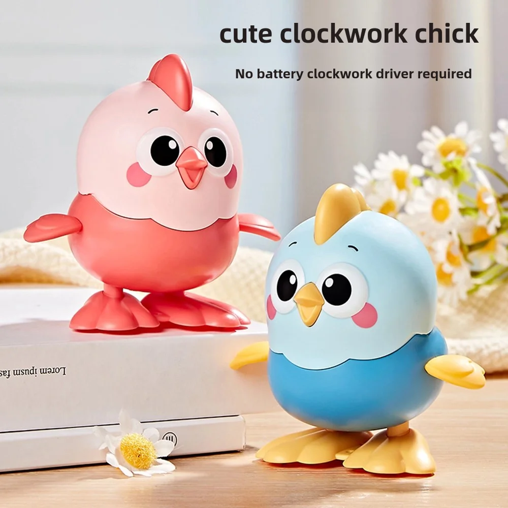 Cute Wind-up Chick Sensory Toy For Babies And Toddlers_voghion.com