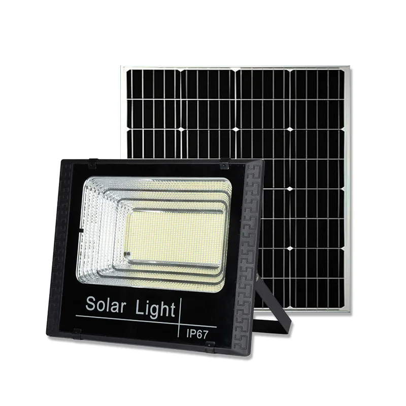 Solar Flood Lights 50w 100w 200w 300w 500w LED Solar Powered Spotlight Outdoor Waterproof Reflector Solar With Remote Control 63910016 for eiki projectors remote control ek 100w ek 101x ek 102x ek 103x ek 301w ek 302x ek 303u ek 305u