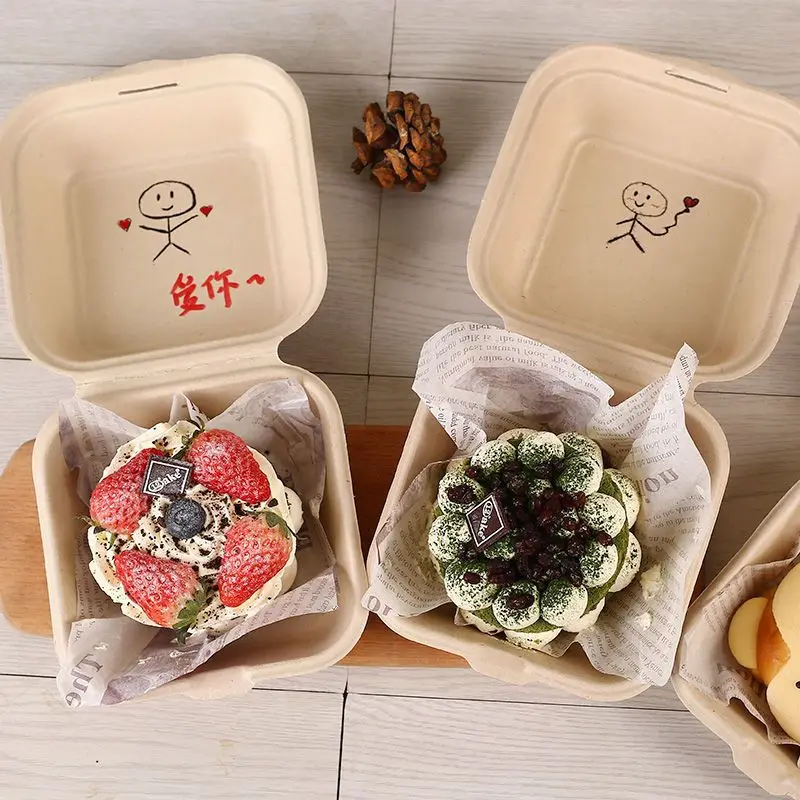 10/20pcs Disposable Bento Food Containers, Biodegradable, Microwave-Safe Lunchboxes for... - SKU DBFC2208 - UGI Packaging