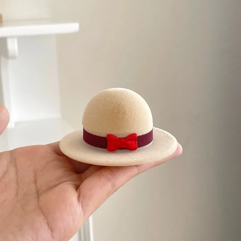 Cute Top Hat Jewelry Box - Creative Ring Earring Necklace Organizer, Sweet Gift Box for Girlfriend's Accessory  Storage