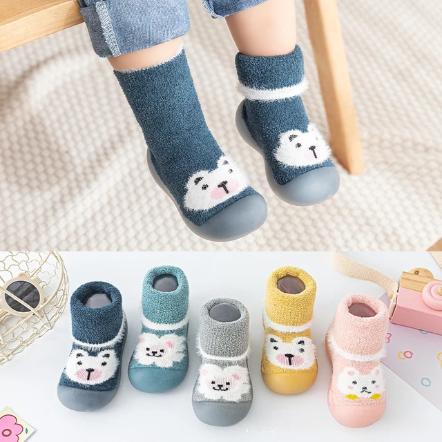 Calcetines de interior para niños pequeños Zapatos Calcetines para