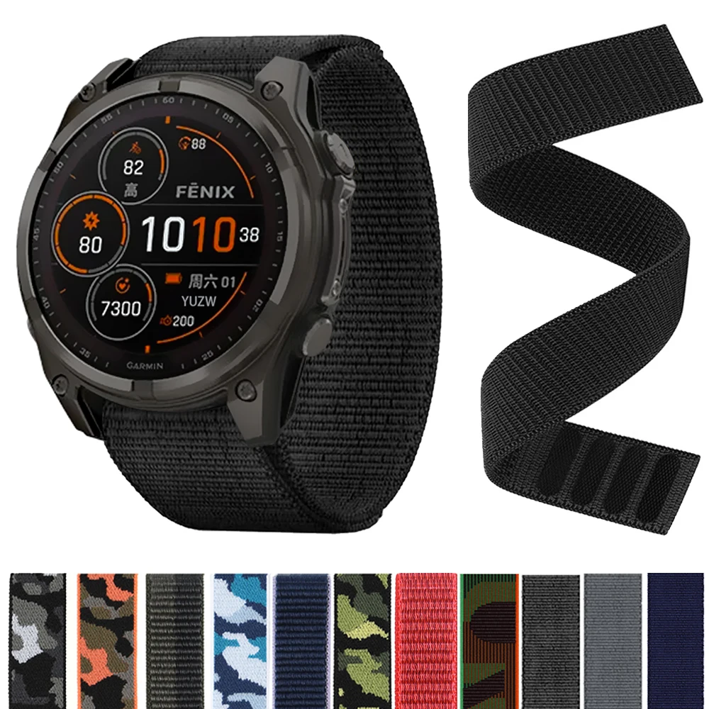 Nylon Sports Quick Release Strap with Hook & Loop Closure