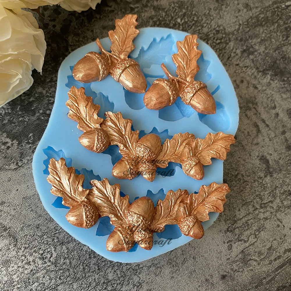 Description Picture 4 of itemNut Fruit silicone cake mold fondant molds cake decorating tools chocolate gumpaste mold fondant tools soap mold Christmas