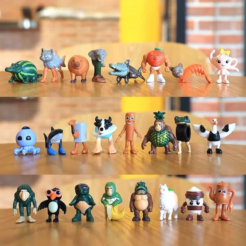 New Italian Brainrot Tung Tung Sahur Figures Tralalero Tralala