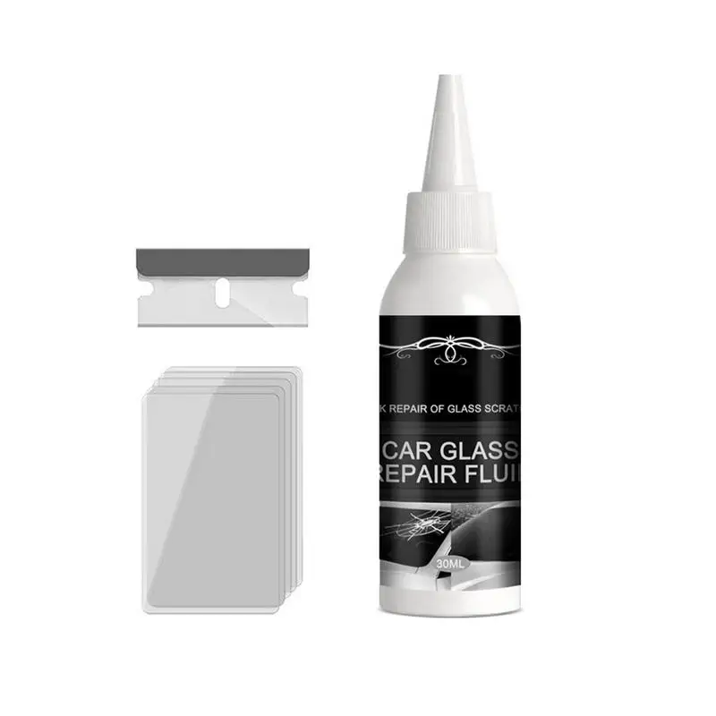 

Windshield Repair Kit Automotive Glass Repair Fluid Car Window Glass Crack Chip Repair Kit Window Screen Curing Glue Tools